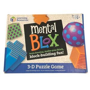 Learning Resources Mental Blox 3-D Puzzle Game - Blue, Orange, Green
